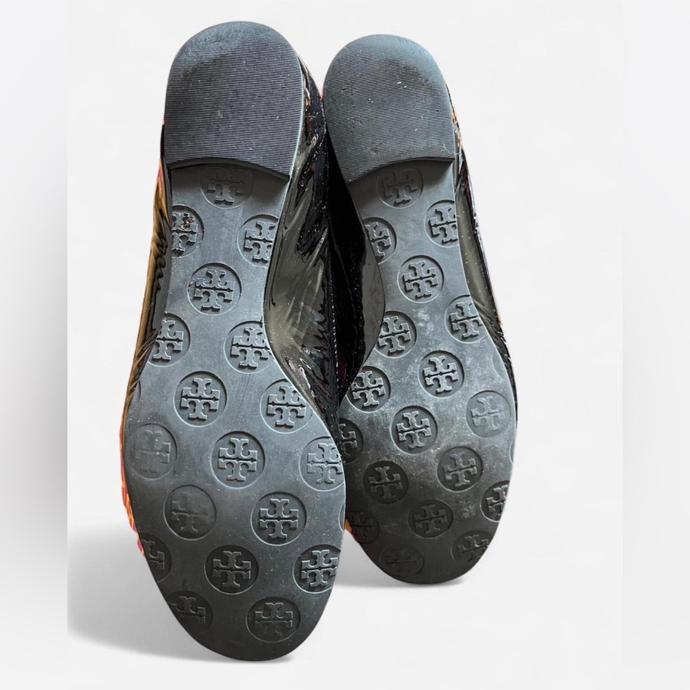 Tory Burch Patent Reva Ballet Flats Black size 8 - Picture 4 of 6